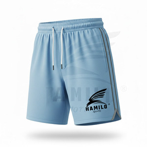 Shorts en coton sur mesure pour homme, style urbain, couleur unie, taille élastique, séchage rapide, légers, respirants, coupe ample – Meilleures ventes - Product Image 6