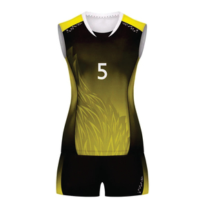 Camisetas y Pantalones Cortos de Cricket Ajustados, Sublimados, Personalizados, Uniformes de Voleibol para Mujer - Product Image 2