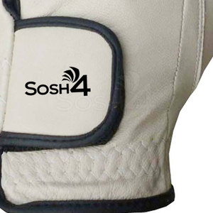 Gants de golf en cuir véritable à doigts entiers, légers, respirants, de haute qualité, avec logo personnalisable, unisexes, vente en gros - Product Image 6