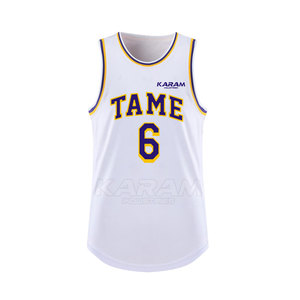Nuevo Diseño de Alta Calidad, Camiseta de Baloncesto Unisex con Cuello en V, 100% Poliéster, Transpirable, de Secado Rápido, Personalizable con Nombre, Número y Logotipo - Product Image 2