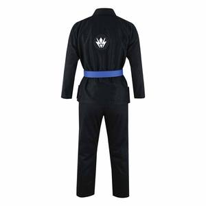 Nuevo Diseño de Fabricante OEM, Kimono de Polialgodón Negro para Jiu Jitsu, Uniforme 2.0 con Logotipo Personalizado para Jóvenes y Mujeres, Conjuntos de Karate - Product Image 5