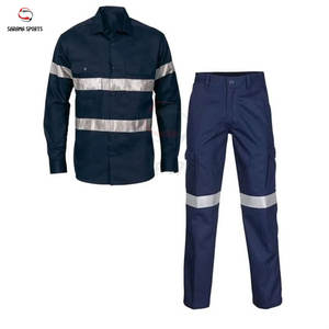 Overoles de Algodón Unisex Personalizados, Uniforme de Seguridad para Exteriores, Traje de Trabajo Industrial, Ropa de Protección Laboral - Product Image 1
