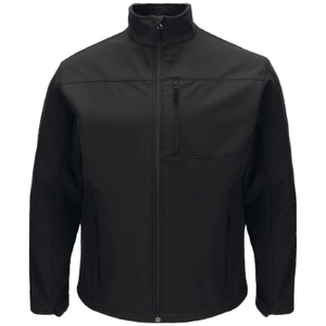 Chaqueta Soft Shell Azul para Hombre, Cortavientos, con Cierre de Cremallera y Logotipo en el Manga Izquierdo - Product Image 4