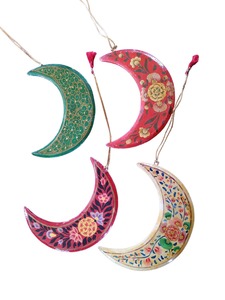 Wholesale High Quality Natural <b>Crystal</b> Sun Catcher <b>Moon</b> Evil Eye Design Feng Shui Antique Imitation Shadow Carved Polished Art - Product Image 2
