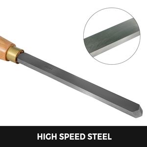 Set di 8 Scalpelli per Tornio in Acciaio HSS per Legno Duro, Utensili di Alta Qualità per Tornitura, Include Supporto in Legno e Tutti i Necessari Accessori - Product Image 2