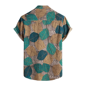 Premium Sublimation Beach <b>Shirt</b> Custom Tropical Hawaiian Style Summer Vacation <b>Shirt</b> Manufacturer Bulk Supply - Product Image 2