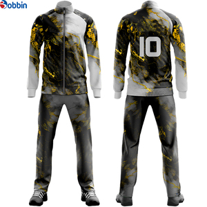 ชุดวอร์มผู้ชายแบบสปอร์ต ซิปเต็มตัว พิมพ์ลายแบบ Sublimation สีเขียวดำ ผ้าโพลีเอสเตอร์ ทรงปกติ ใส่ได้ในฤดูใบไม้ร่วง ระบายอากาศได้ดี - Product Image 2