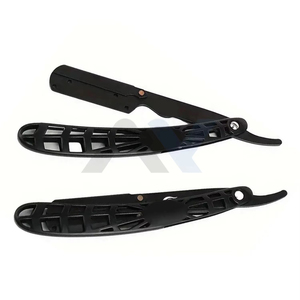 Professional White Portable Barber <b>Razor</b> with Hollow Handle Lightweight Straight Edge Shaving <b>Razor</b> for <b>Mens</b> Face & Body Smooth - Product Image 1
