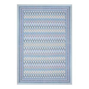 Mantel Rectangular Moderno con Estampado Geométrico en Azul, Morado y Gris, Lavable, de Poliéster y Lino, Decoración para el Hogar - Product Image 5