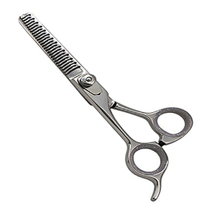 Professional Thinning <b>Scissors</b> Stainless Steel 440C 30 Teeth Blunt Tip Long Handle <b>left</b> <b>Handed</b> Hair Salon Use - Product Image 2