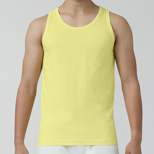 Débardeur pour homme respirant et à séchage rapide, col rond, couleur unie, style sportif, en spandex/polyester, coupe décontractée pour la salle de sport, la musculation - Product Image 5