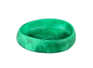 Bol de service en résine époxy fait main Ah Impex au design moderne, personnalisé en matériau PC pour fruits, salades, vaisselle de fête – Meilleures ventes - Product Image 3