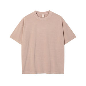 <b>Oversized</b> Unisex Solid Color Polyester Jersey Long Sleeve <b>V</b>-<b>neck</b> Casual <b>T</b>-<b>Shirt</b> Puff Printing Color Blocked Street Style - Product Image 1