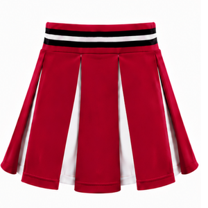 Ensemble d'uniformes de cheerleading personnalisés marron, jupe plissée, haut court, tenue de performance d'équipe, compétition de danse, vêtements de sport athlétiques - Product Image 6