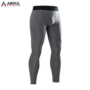Leggings de compression athlétiques, extensibles, offrant un soutien confortable pour la course à pied, l'entraînement, la salle de sport et les activités de plein air - Product Image 1