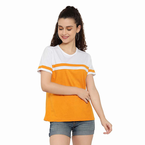 เสื้อยืดแขนสั้นไซส์ใหญ่สำหรับผู้หญิง ฤดูร้อน-ขายส่ง ระบายอากาศได้ดี เป็นมิตรกับสิ่งแวดล้อม รับทำโลโก้ คุณภาพสูง - Product Image 3
