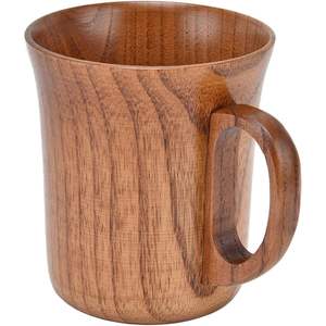 Gobelet à boisson en bois fait à la main écologique, durable pour une utilisation quotidienne, mug avec un savoir-faire durable - Product Image 4