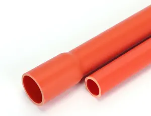 Ledes Heavy Duty HD 25mm Orange Plastic PVC Rigid Electrical Conduit Pipe Supplier