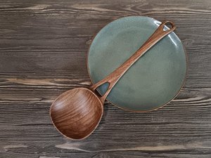 Wooden Serving Spoon Natural <b>Kitchen</b> Cooking Spoon Handcrafted For Serving Food Ideal For Home <b>Kitchen</b> Cooking Tool - Product Image 4