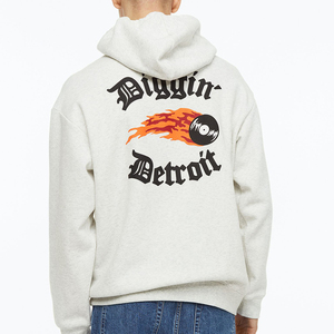 Sweat-shirts à capuche surdimensionnés de haute qualité à prix avantageux, avec poche avant, mode décontractée pour hommes - Product Image 5