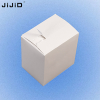 JIJID 350gsm blanc carte imprimable facile à déchirer emballage cadeau pliable boîtes cadeau en papier pliantes
