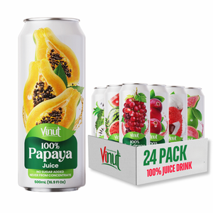 Bebida de jugo con sabor a 100% con pulpa 500ml sin azúcar, precio de fábrica, Etiqueta Privada, muestra gratis de Vietnam - Product Image 1