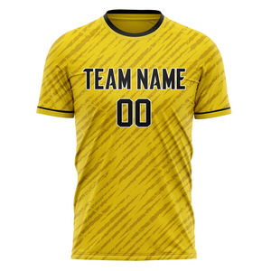 Camiseta de Fútbol Unisex de Manga Corta, Transpirable, de Secado Rápido, Ligera, con Impresión de Logotipo y Nombre Personalizados - Product Image 1