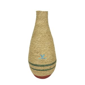 Eco Friendly Seagrass Water <b>Hyacinth</b> Decorative <b>Vase</b> Handmade Wholesale Vietnam Manufacturer Vietrustic Modern Rustic Design - Product Image 2