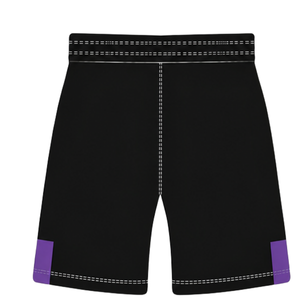 Conjunto de Pantalones Cortos y Camiseta de Rugby Morado y Negro, Cuello en V, Diseño Geométrico, Uniforme de Equipo Personalizado, Ropa Deportiva Transpirable para Entrenamiento - Product Image 6