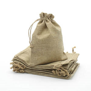 Pochettes cadeaux en jute avec logo personnalisé – Sacs cadeaux en fibres naturelles pour la promotion de la marque et les usages promotionnels - Product Image 3