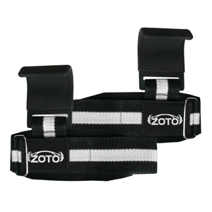 Adjustable Gym Lifting Hooks with Non-Slip Grip Padded Wrist Support Straps for <b>Barbell</b> Deadlift Pull Up Wholesale - Product Image 1