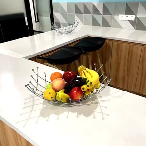 Cesta de Frutas Metálica Hecha a Mano en India a Bajo Precio, para Uso en Cocinas Domésticas, para Almacenar Frutas y Verduras Frescas - Product Image 5