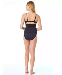 Tankini La Vie A La Mer con botones frontales texturizados para Mujer | CeCe - Product Image 4
