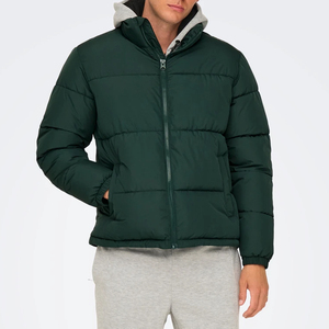 Chaquetas Acolchadas para Clima Frío, Chaqueta Acolchada con Capucha para Hombre, Relleno de Algodón de Alta Calidad, Exterior de Nailon/Poliéster - Product Image 6