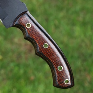 Couteau de chasse Viking Art industriel OEM, fait main, en acier inoxydable 3mm, finition poudrée, lame droite de 10 pouces, manche en Micarta - Product Image 4