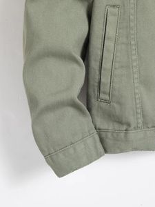 Custom Logo Hooded Canvas Denim <b>Jacket</b> for <b>Men</b> OEM Service High Quality Casual 100% Cotton Winter - Product Image 4