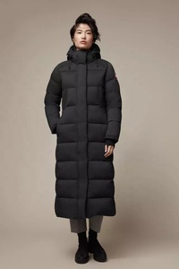 <b>Men</b> <b>Long</b> Puffer Down <b>Coat</b> Hooded Zipper Outerwear Polyester Cotton Shell Custom Label with Pockets 2026 - Product Image 2