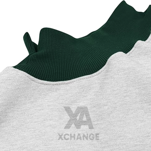 Sudadera de punto 100% cachemira para mujer, de corte holgado con hombros caídos, cuello de doble capa y bordado frontal con letras. - Product Image 4