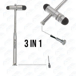 Marteau réflexe neurologique médical 5 en 1 Marteau Tromner à percussion Ensemble Instruments chirurgicaux médicaux Instruments médicaux - Product Image 3