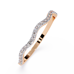 Bague élégante en or 10 carats avec diamant de laboratoire rond certifié IGI pour fiançailles, anniversaire, promesse, luxe au quotidien - Product Image 2