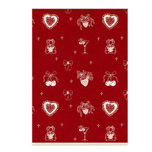 Serviettes de cuisine de haute qualité, torchons rouges, vente en gros, magnifiques torchons de cuisine en coton imprimés - Product Image 4