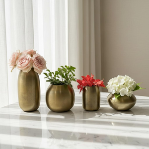 Custom Size Decorative Metal Flower <b>Vase</b> Luxury Modern Tabletop <b>Vase</b> for Home Office Hotel Restaurant and Interior Decoration - Product Image 1