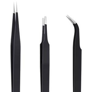 แหนบตัดขนตา Morje Surgical Precision สแตนเลสสตีล ปลายเรียบ ด้ามจับสีดำ ขนาด 10 มม. จับถนัดมือ - Product Image 6