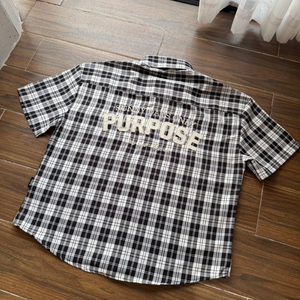 Blusa Unisex de Manga Corta, Estilo Vintage, Color Sólido, Tejido de Punto de Algodón Orgánico Transpirable, Detalles Bordados, Corte Ajustado, para Verano - Product Image 2