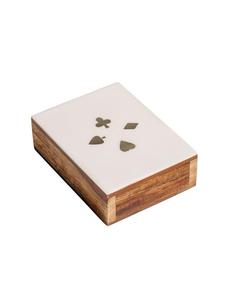 Caja de Almacenamiento de Cartas de Juego de Madera, Diseño Minimalista, Forma Rectangular, Organizador Decorativo para Cartas de Juego, Caja de Regalo - Product Image 2