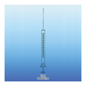 Seringue étanche aux gaz en verre borosilicate, précision 1 %, pour l'échantillonnage de gaz en laboratoire - Product Image 1