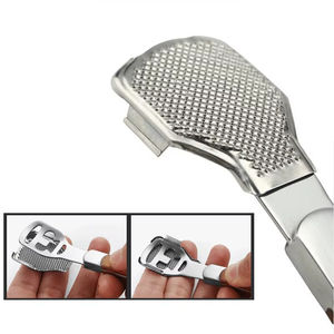 Cortacallos y Lima para Pies de Acero Inoxidable, Seguro, Ecológico y Reutilizable, Herramienta para el Cuidado de Callosidades y Cutículas - Product Image 6