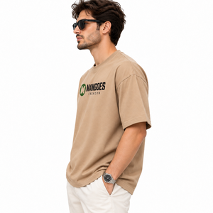T-shirts pour hommes en gros avec logo frontal, 100 % coton, tissu respirant, style décontracté, coupe confortable, personnalisable - Product Image 3