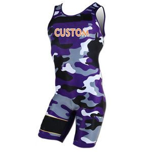 Meilleures ventes : Maillots de lutte personnalisés par sublimation, en Spandex/Polyester, tissu 220g, créez votre propre design, très demandés, grandes tailles - Product Image 6