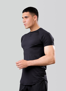 Custom Made Create Your Own <b>100</b>% Cotton <b>Polyester</b> Spandex Muscle Fit T-<b>Shirts</b> Quick Dry Breathable Gym Active Wear Sports Tees - Product Image 2
